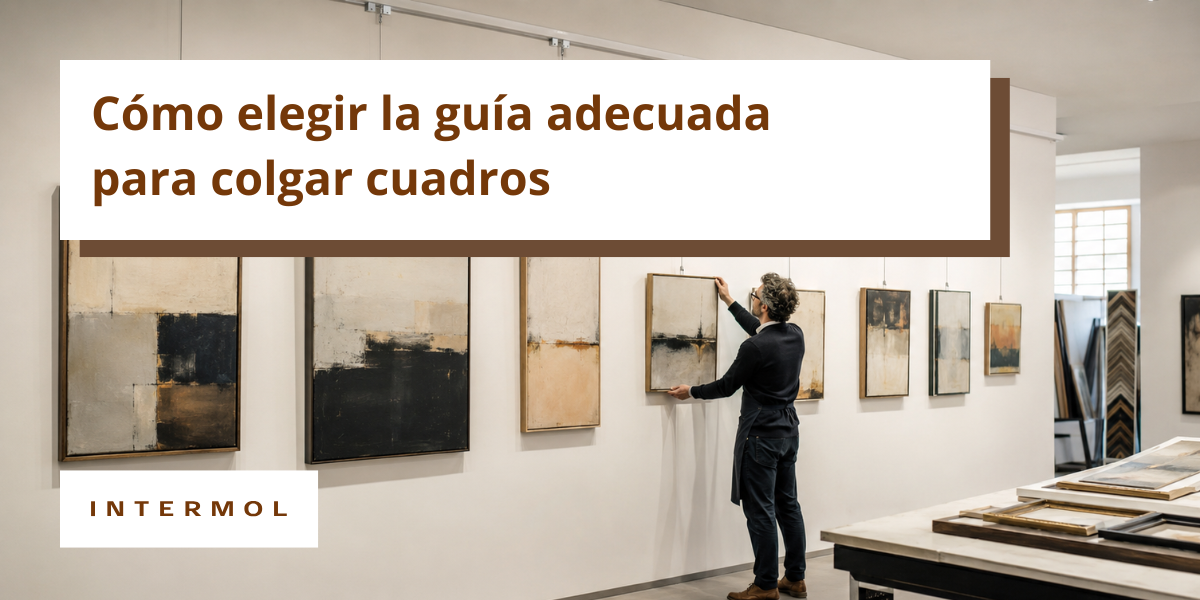 Cómo elegir la guía adecuada para colgar cuadros