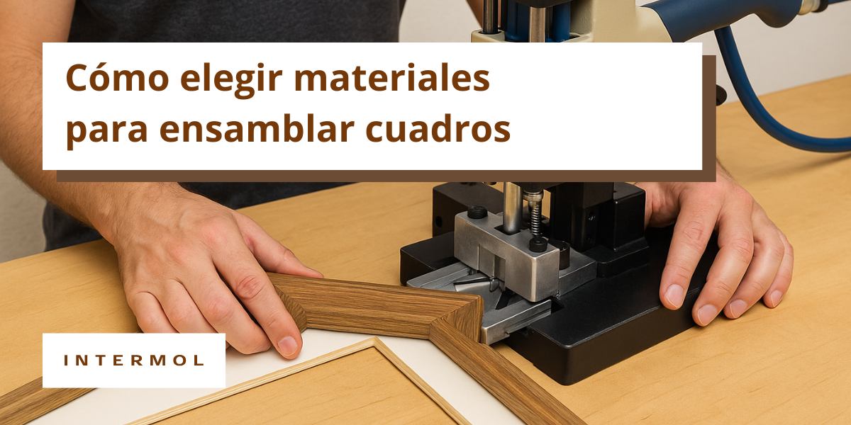 Cómo elegir materiales para ensamblar cuadros