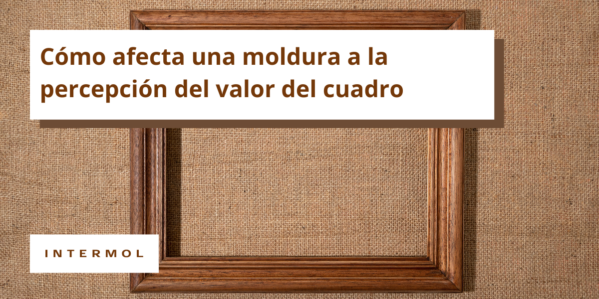 molduras para cuadros en tonos madera